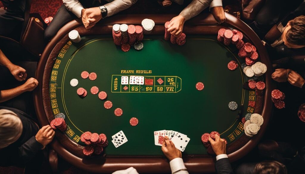 Menggunakan peluang pot (pot odds)