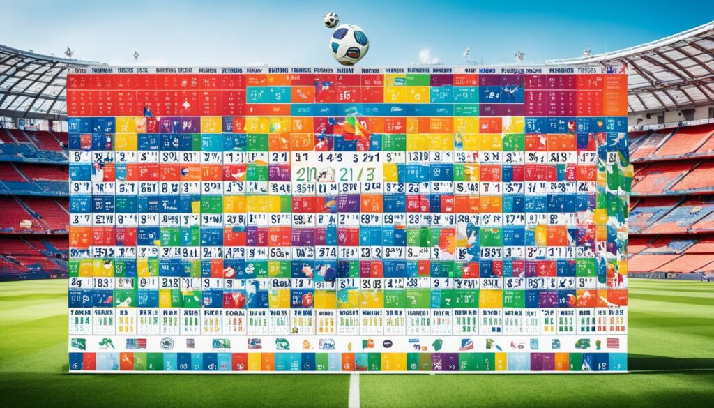 Jadwal pertandingan sepak bola untuk taruhan 2024