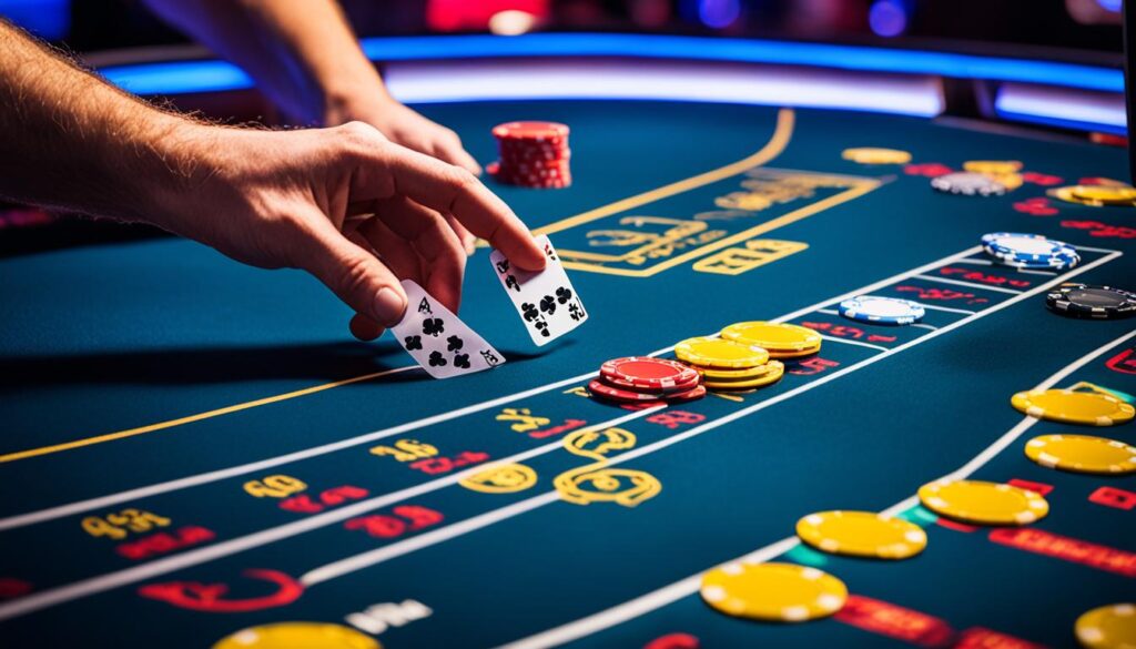 Baccarat dengan dealer langsung