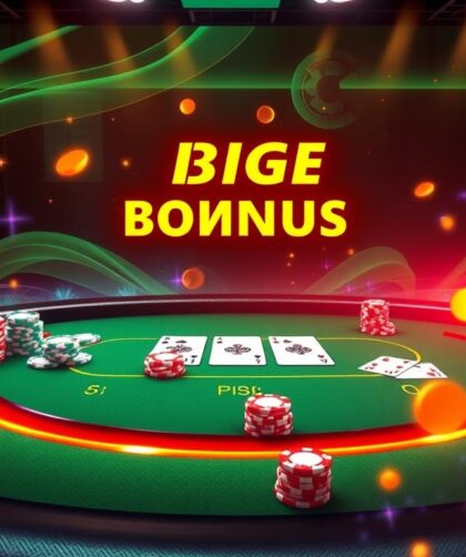 Poker online bonus besar