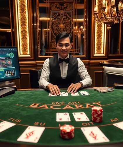 Baccarat online dengan dealer live