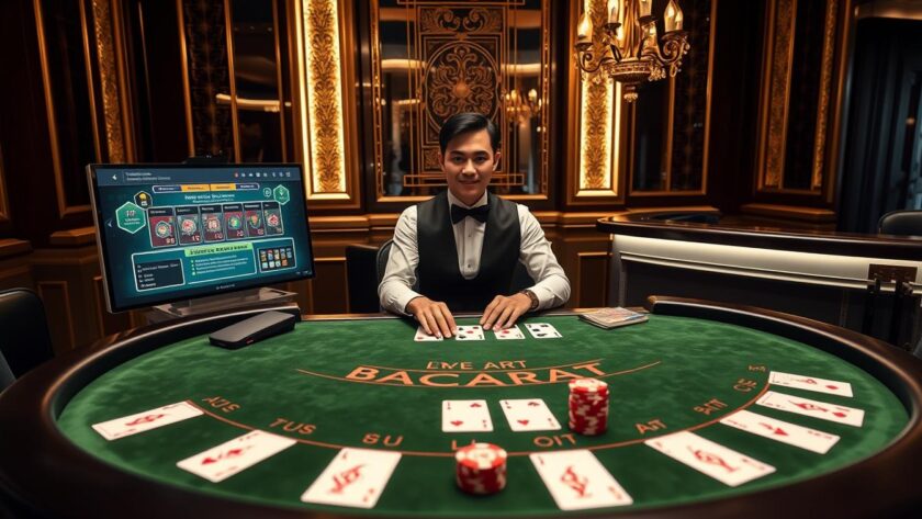 Baccarat online dengan dealer live