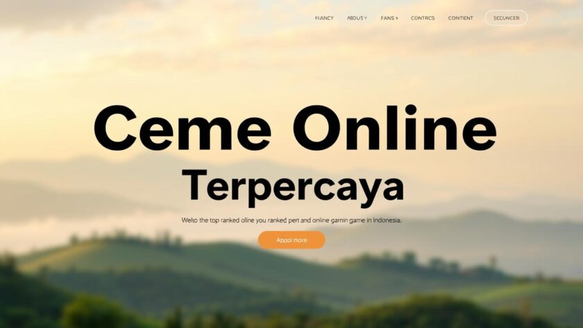 Ceme Online Terpercaya